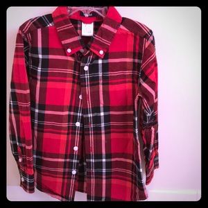 Boys Gymboree plaid button down